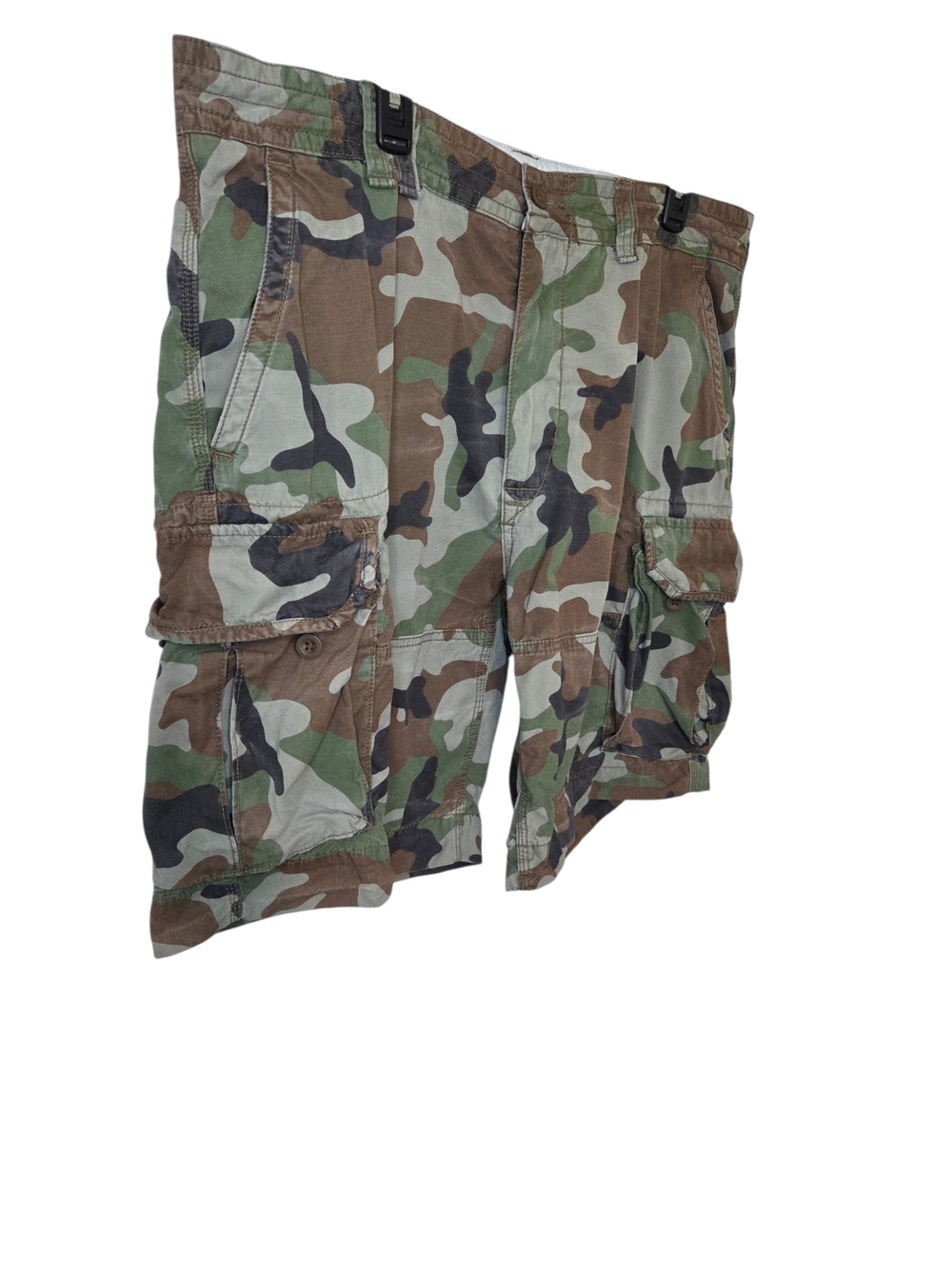 Polo By Ralph Lauren Men's Camouflage Cargo Shorts — Green/Brown/Black - Picture 3 of 15